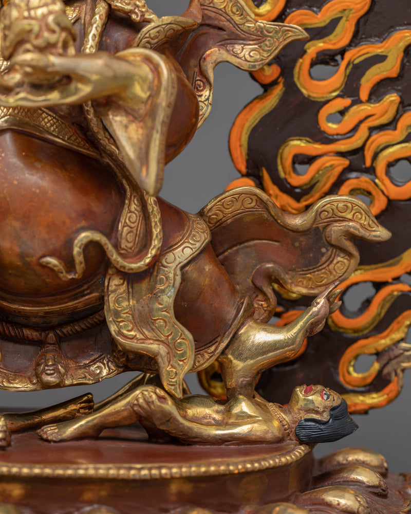 Mahakala Bernagchen Sculpture | Tibetan Himalayan Art of Nepal