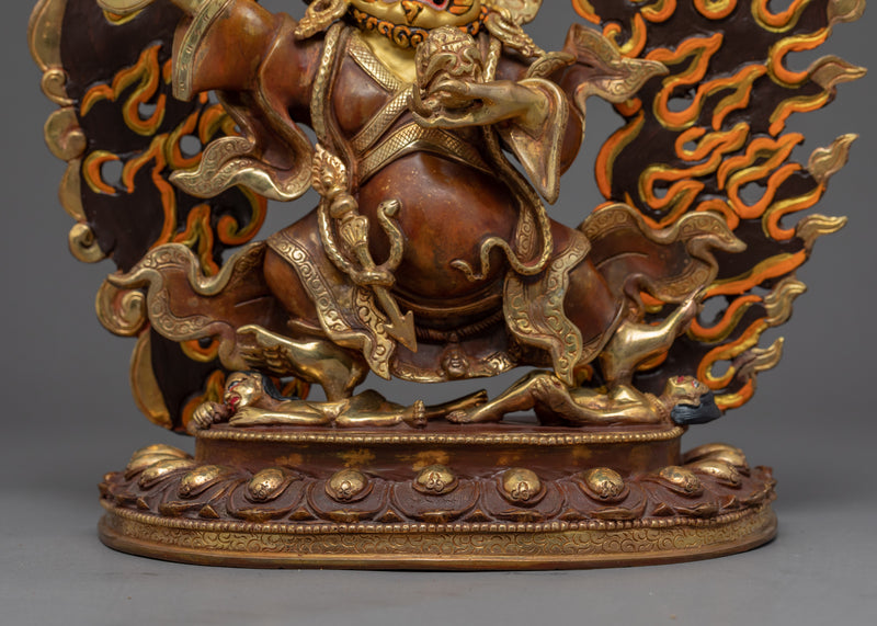 Mahakala Bernagchen Sculpture | Tibetan Himalayan Art of Nepal