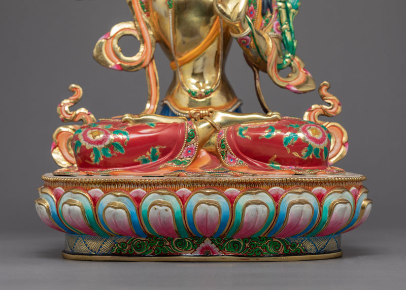 Buddha Manjushri Statue | Traditional Himalayan Art