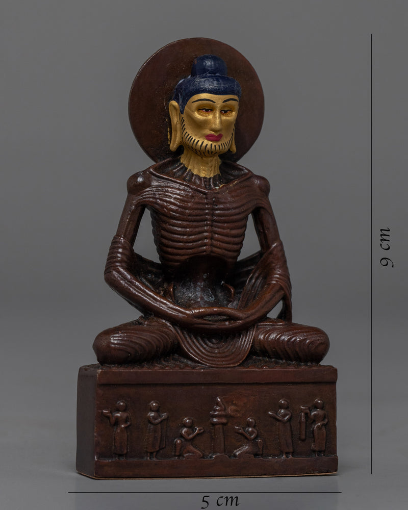 Fasting Shakyamuni Buddha Sculpture | Traditional Himalayan Art