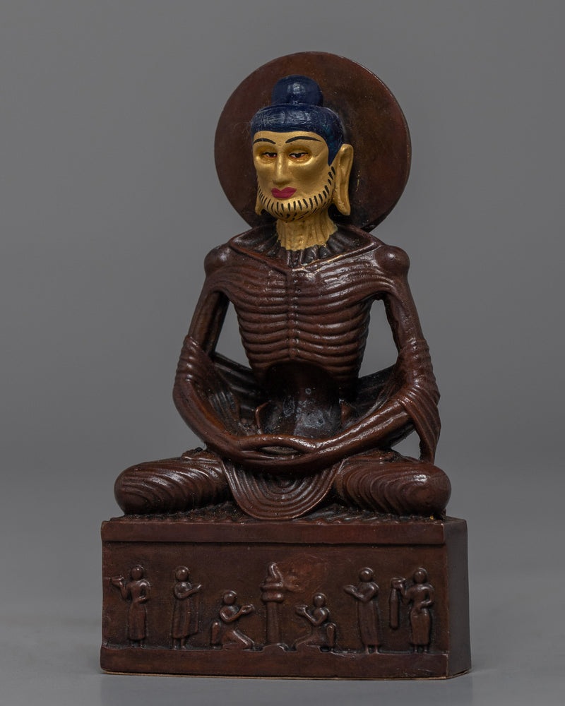 Fasting Shakyamuni Buddha Sculpture | Traditional Himalayan Art