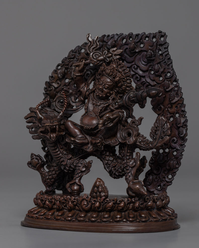 Small White Dzambhala Statue | Tibetan Himalayan Artwork