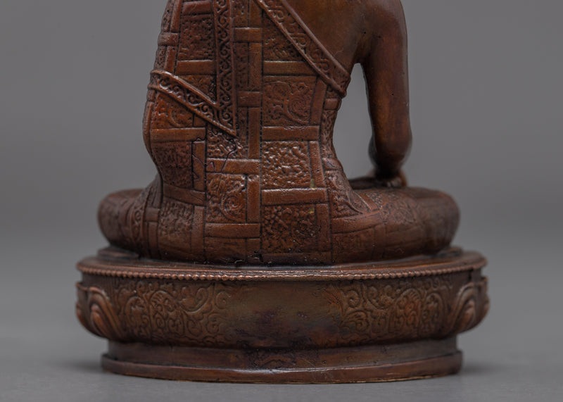 Mini Shakyamuni Buddha Statue | Traditional Buddhist sculpture