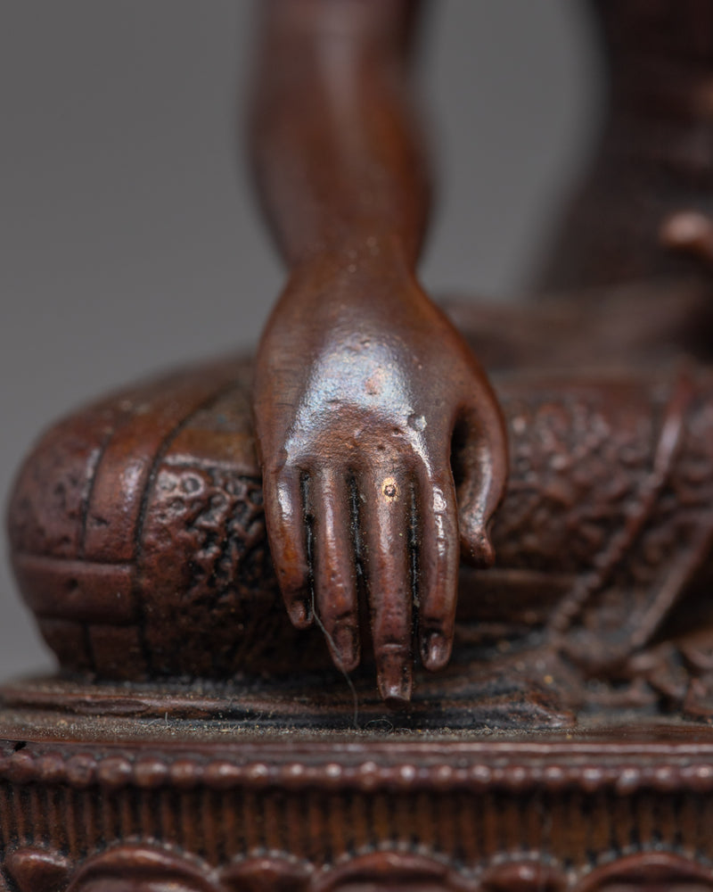 Mini Shakyamuni Buddha Statue | Traditional Buddhist sculpture