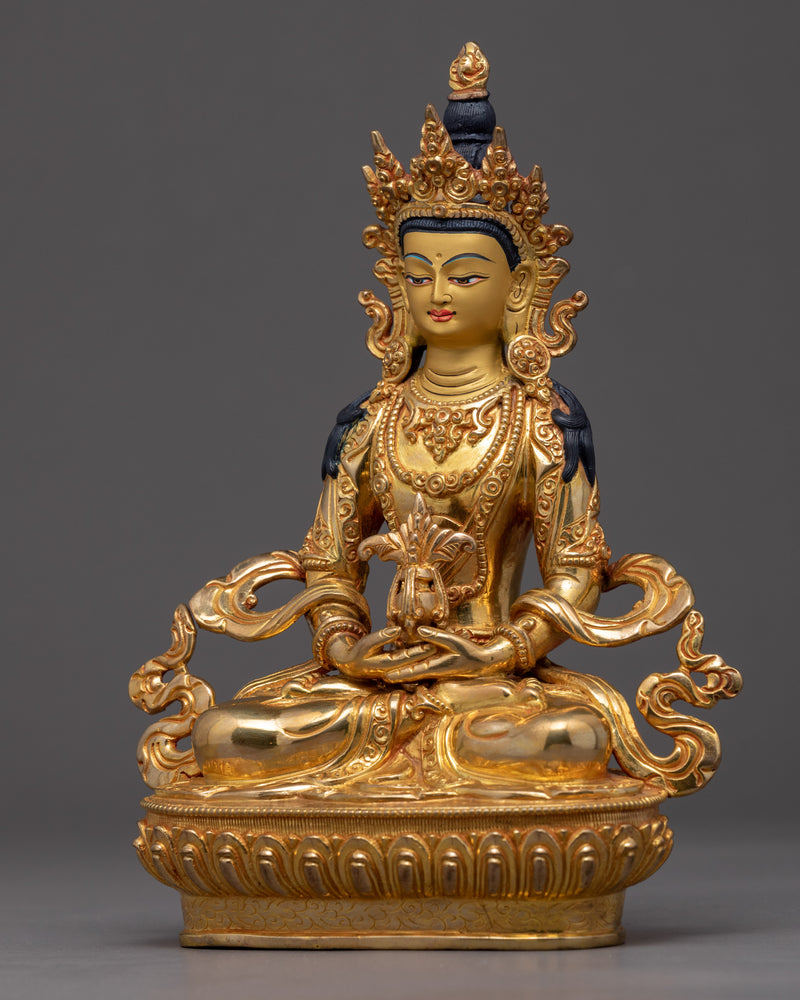 Amitayus Statue | Hand-Crafted Tibetan Buddha Sculpture