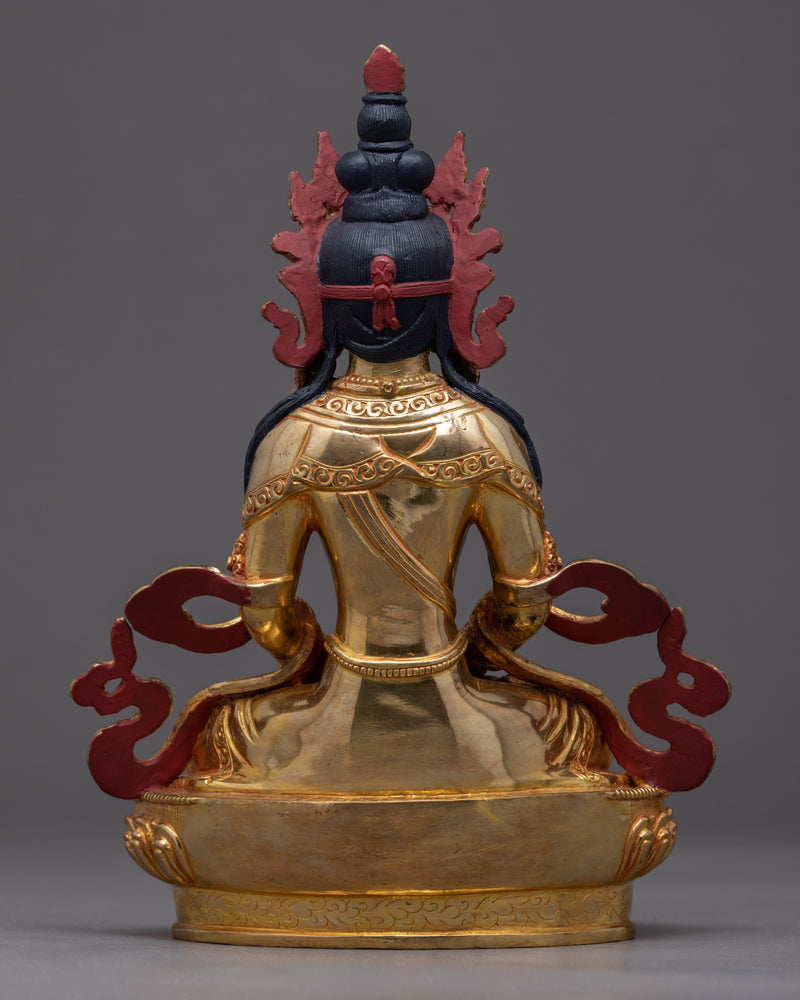 Amitayus Statue | Hand-Crafted Tibetan Buddha Sculpture