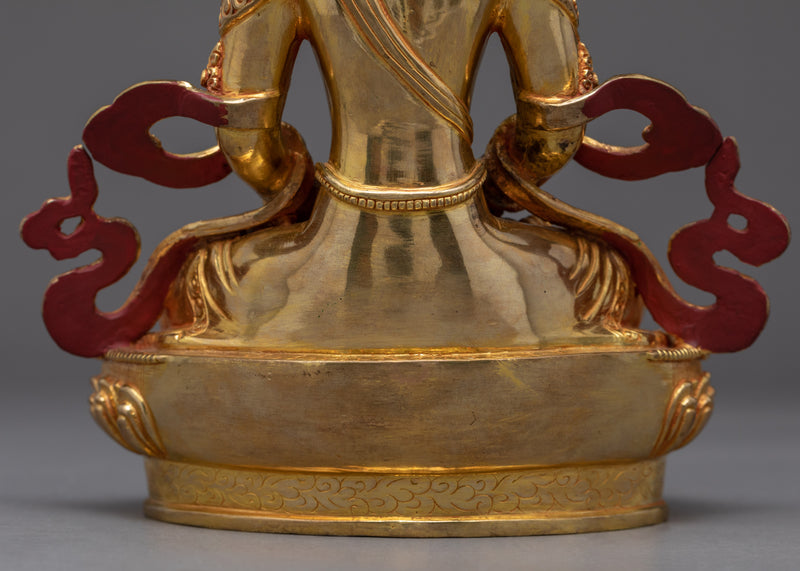 Amitayus Statue | Hand-Crafted Tibetan Buddha Sculpture