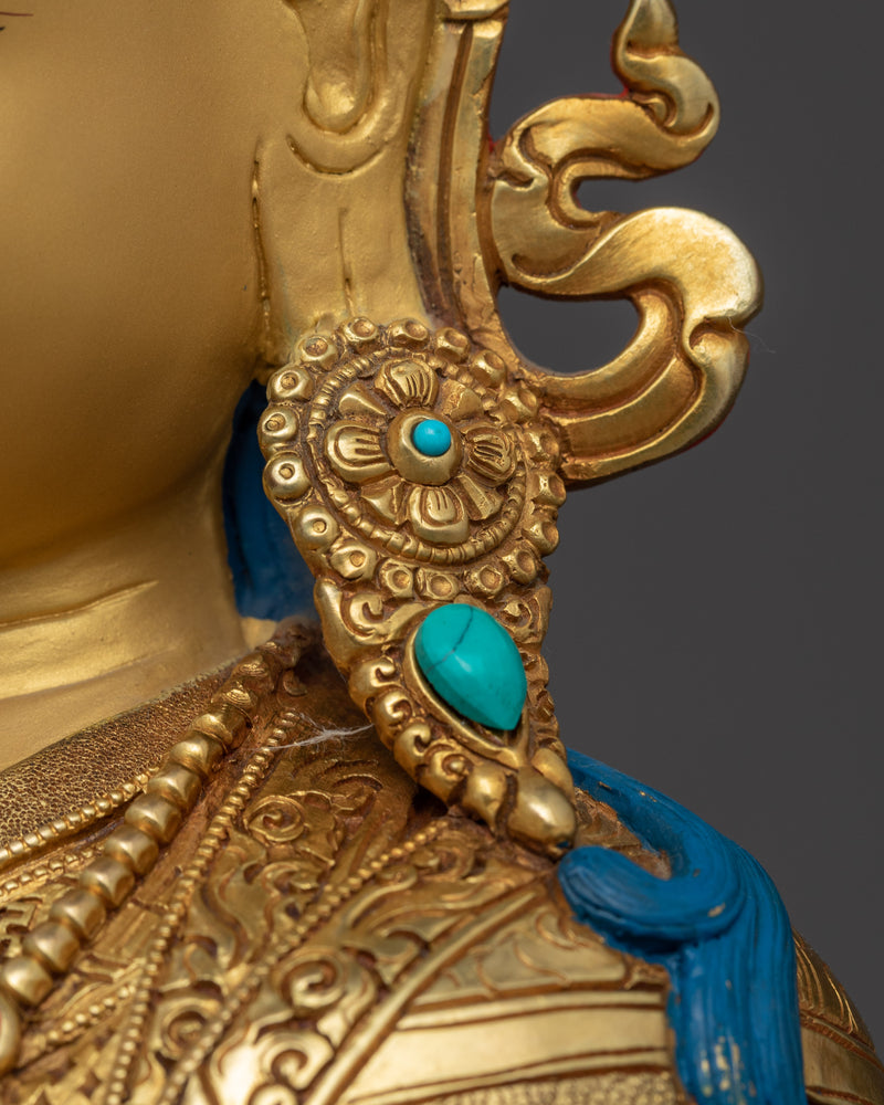 Guru Rinpoche Padmasambhava Sculpture | Handmade Artwork