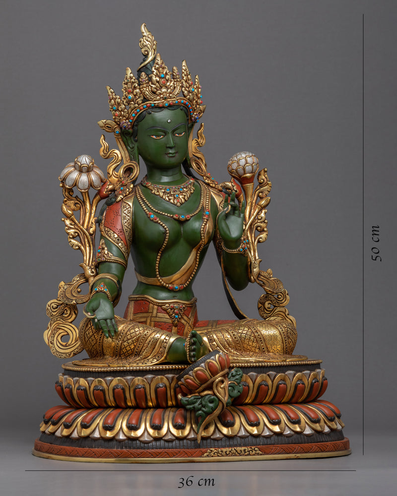 Buddha Art Green Tara Statue | Mother Tara Statue