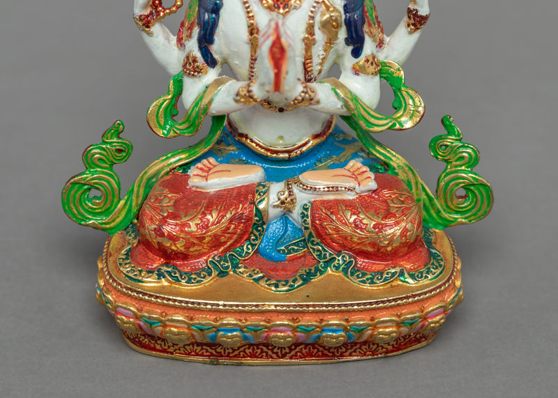 Mini Statue of Chenrezig | Boddhisattva of Compassion