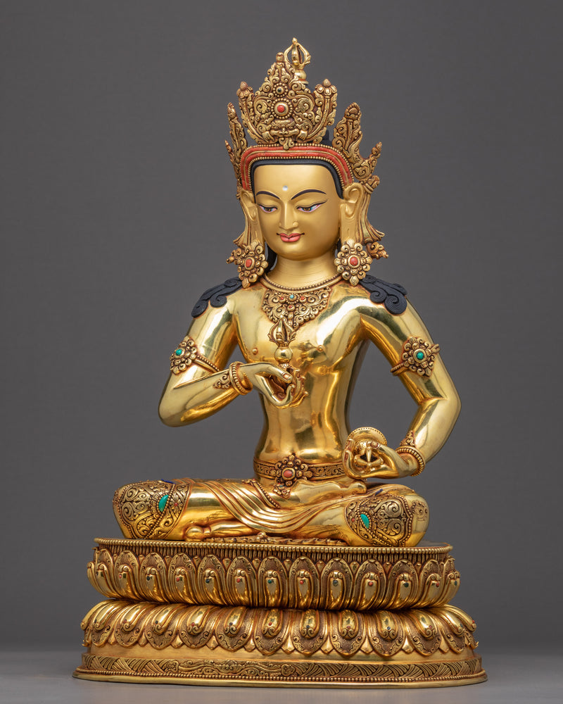 Dorje Sempa Statue | Traditionally Hand-Carved Buddhist Deity Sculpture