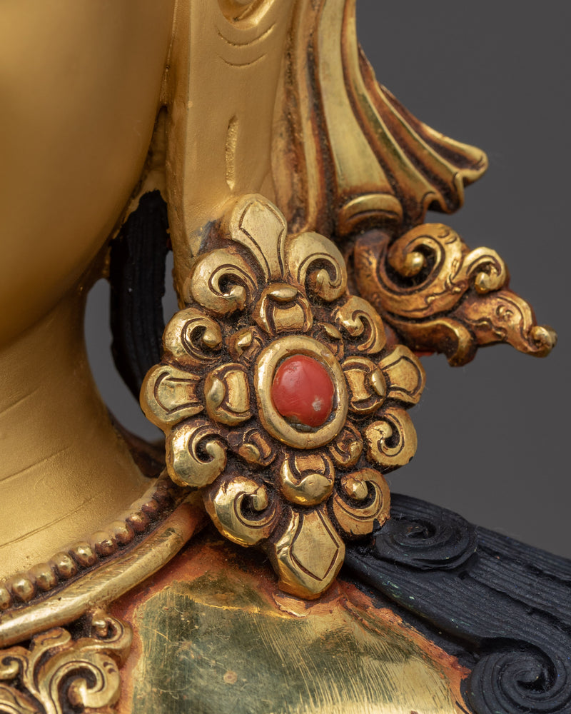 Dorje Sempa Statue | Traditionally Hand-Carved Buddhist Deity Sculpture