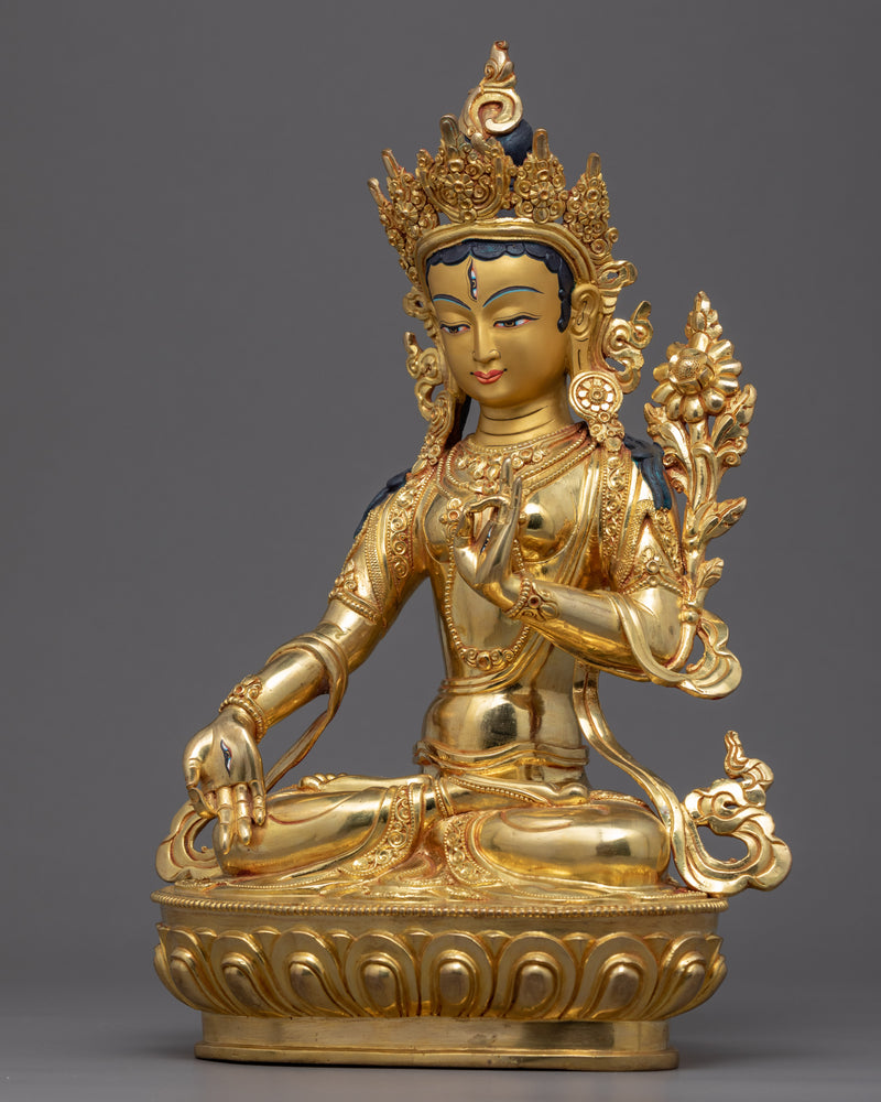 White Tara Buddha Statue | Long-Life Deity