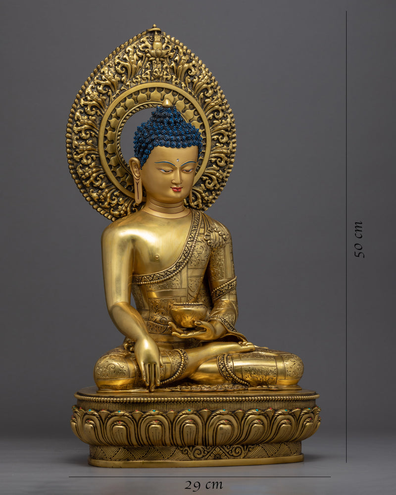 Statue of Buddha Siddhartha Gautama | Traditional Himalayan Art