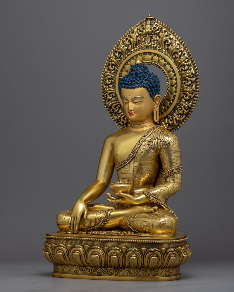 Statue of Buddha Siddhartha Gautama | Traditional Himalayan Art