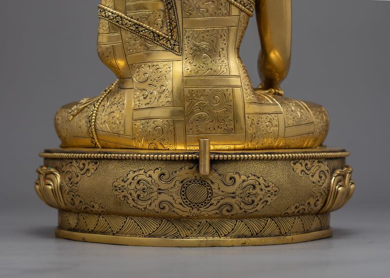 Statue of Buddha Siddhartha Gautama | Traditional Himalayan Art