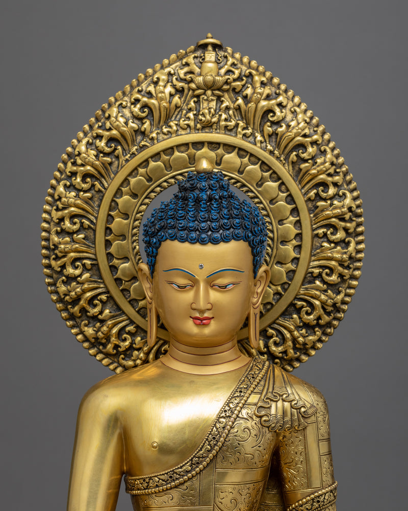 Statue of Buddha Siddhartha Gautama | Traditional Himalayan Art