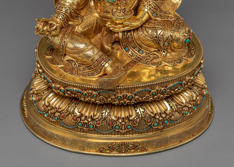 Guru Rinpoche Rainbow Body | Tibetan Precious Guru Statue