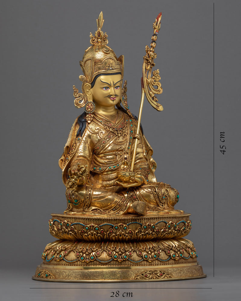 Guru Rinpoche Rainbow Body | Tibetan Precious Guru Statue