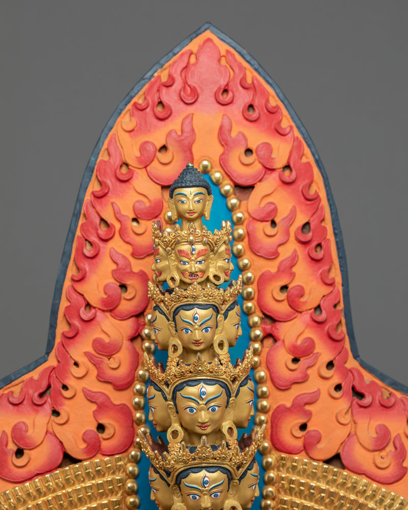 Handcrafted Dukar Sitatapatra Statue | Himalayan art | White Umbrella Deity