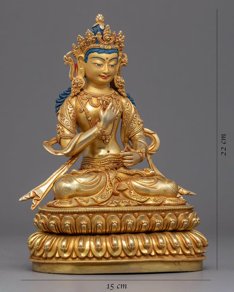 Statue of Buddha Vajrasattva | Hand Carved Tibetan Art