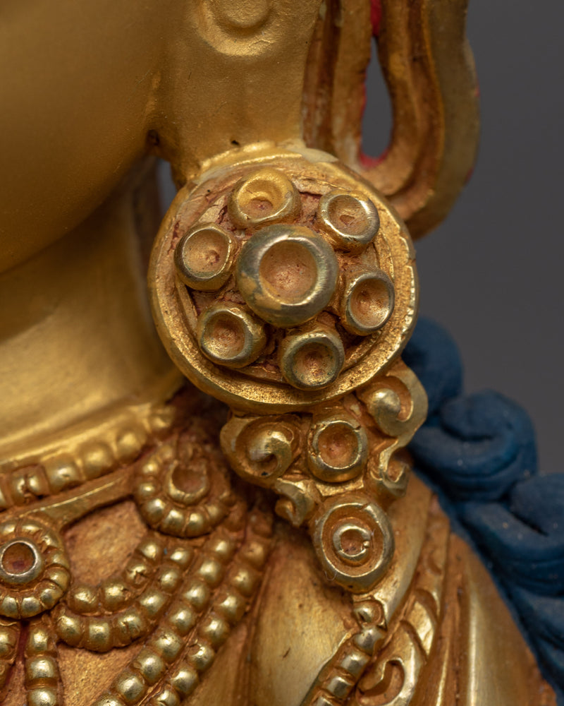 Statue of Buddha Vajrasattva | Hand Carved Tibetan Art