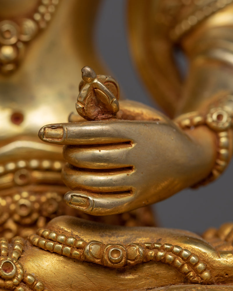 Statue of Buddha Vajrasattva | Hand Carved Tibetan Art