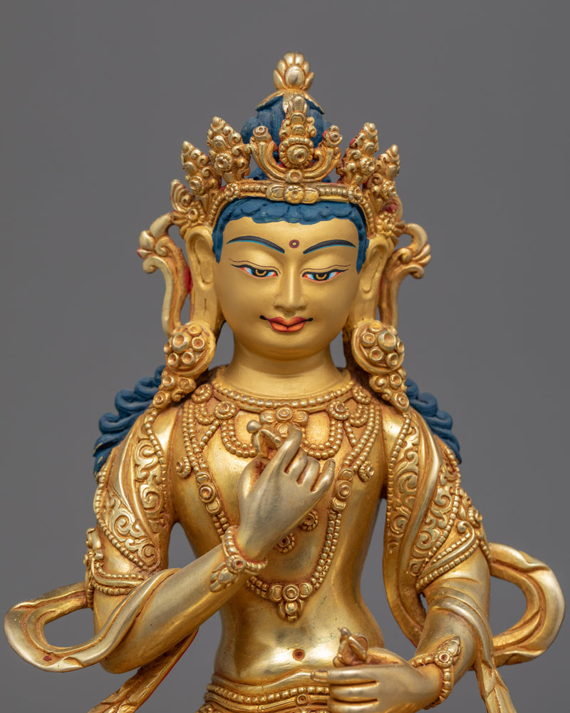 Statue of Buddha Vajrasattva | Hand Carved Tibetan Art