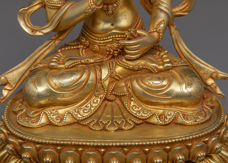 Statue of Buddha Vajrasattva | Hand Carved Tibetan Art