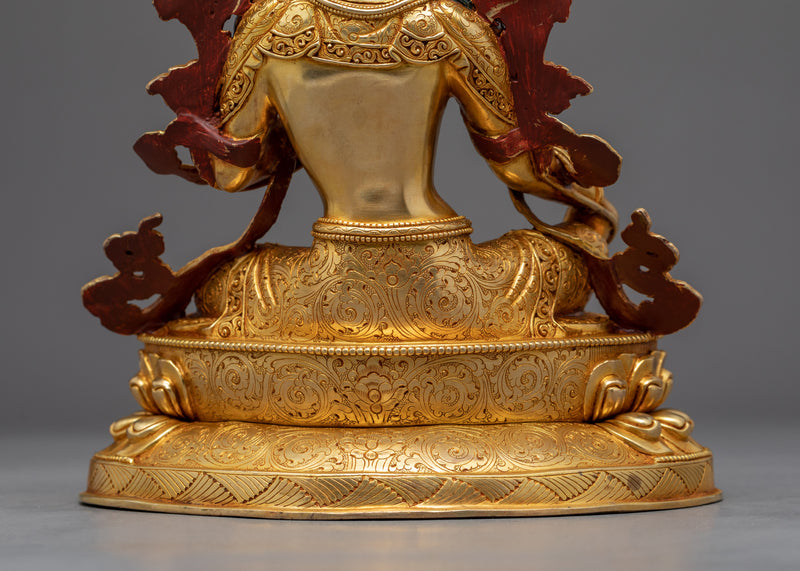 Tibetan Green Tara Sculpture | Hand-crafted Mother Tara Statue