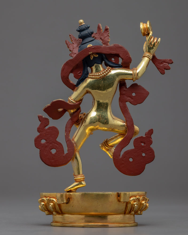 Machig Labdron Sculpture | 24K Gold Gilded Yogini Statue