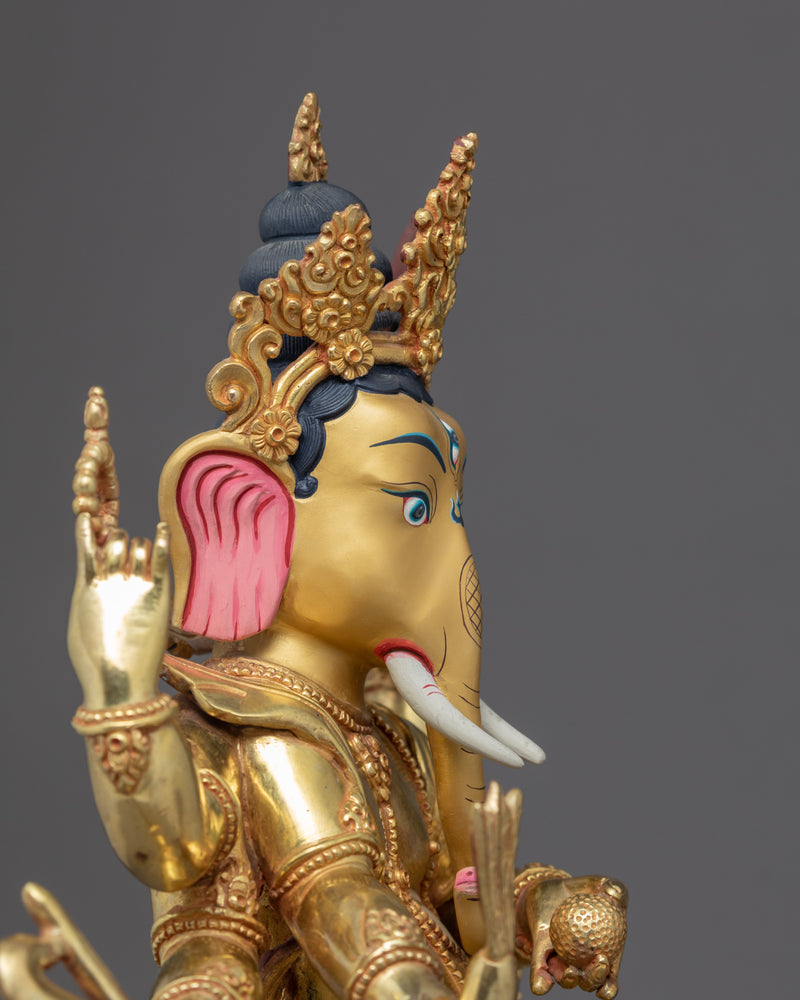 Ganesha Statue | Buddhist Hand-Carved Statue