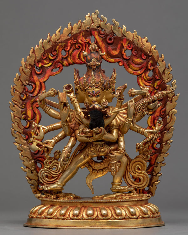 12 Armed Chakrasamvara Statue