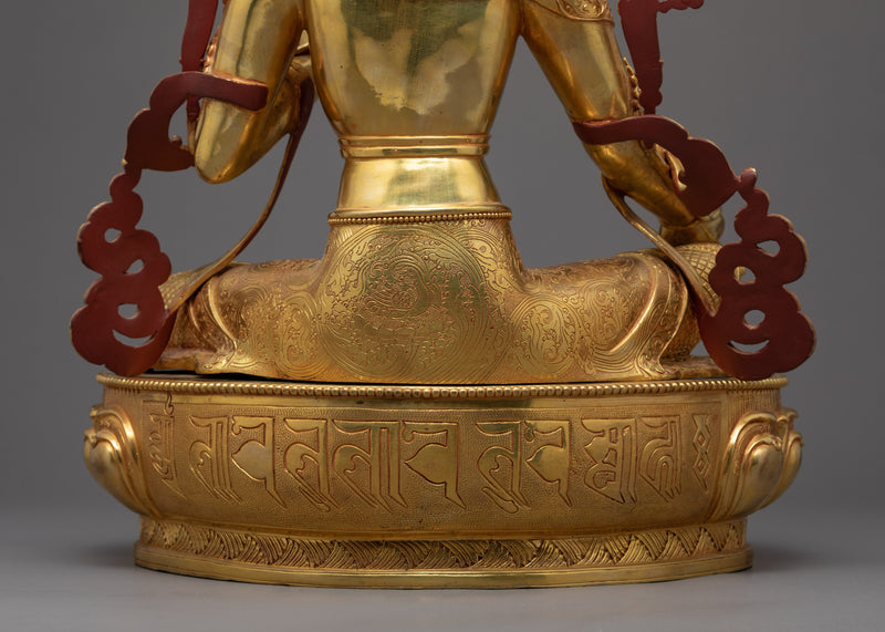 Green Tara Goddess of Compassion | Handmade Buddhist Artwork