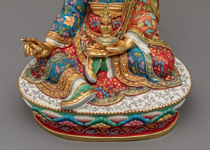 Buddha Padmasambhava Statue | Traditional Tibetan Art