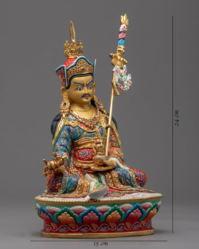 Buddha Padmasambhava Statue | Traditional Tibetan Art