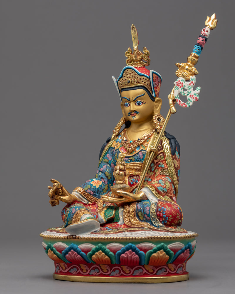 Buddha Padmasambhava Statue | Traditional Tibetan Art