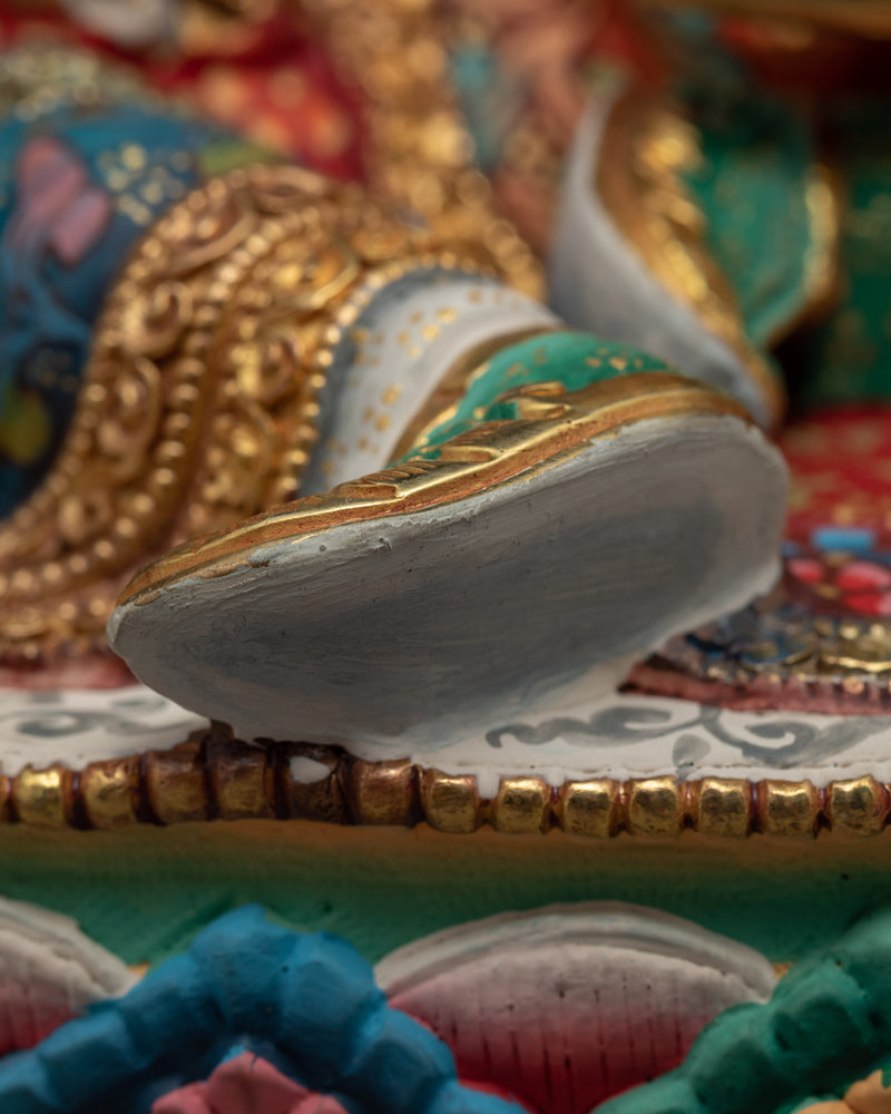 Buddha Padmasambhava Statue | Traditional Tibetan Art