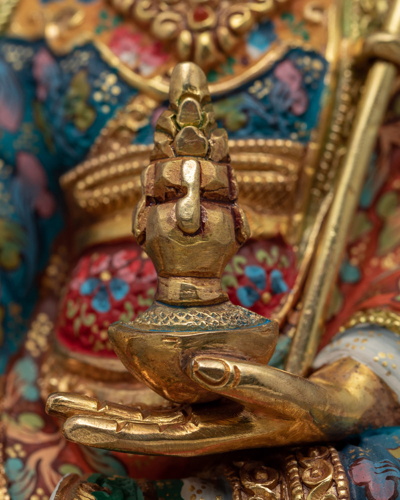 Buddha Padmasambhava Statue | Traditional Tibetan Art