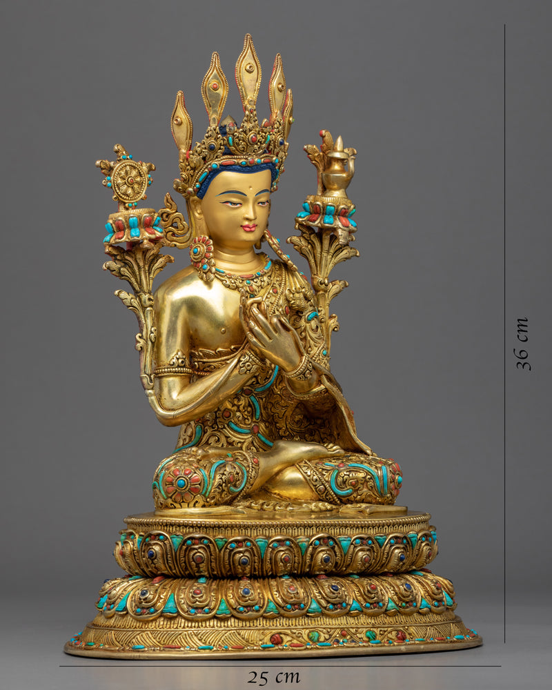 The Buddha Maitreya Statue | Traditionally Made in Nepal