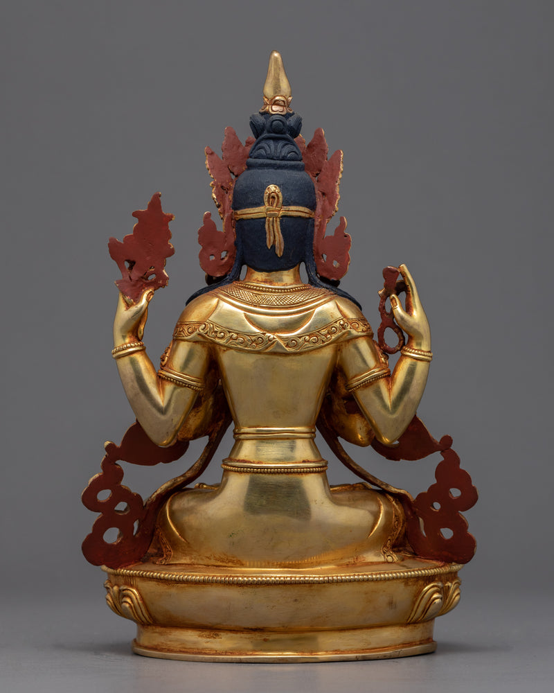 Chenrezig Buddha Statue | Traditional Himalayan Art