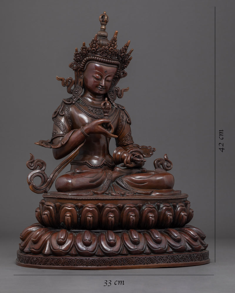 Tibetan Vajrasattva Statue | Hand Carved Himalayan Art