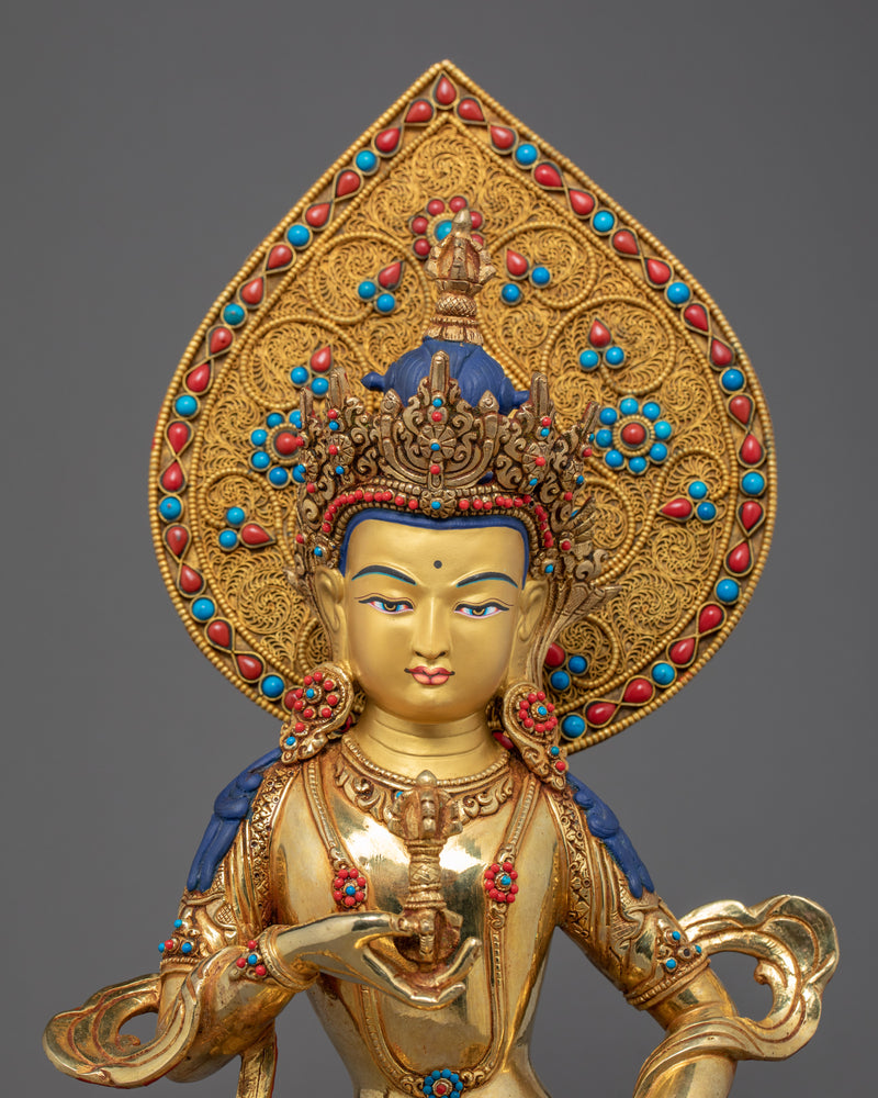 Buddha Vajrasattva Statue | Hand Carved Himalayan Art