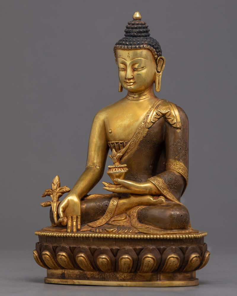 Bhaiṣajyaguru Statue | Hand-Made Buddha Of Medicine Artwork