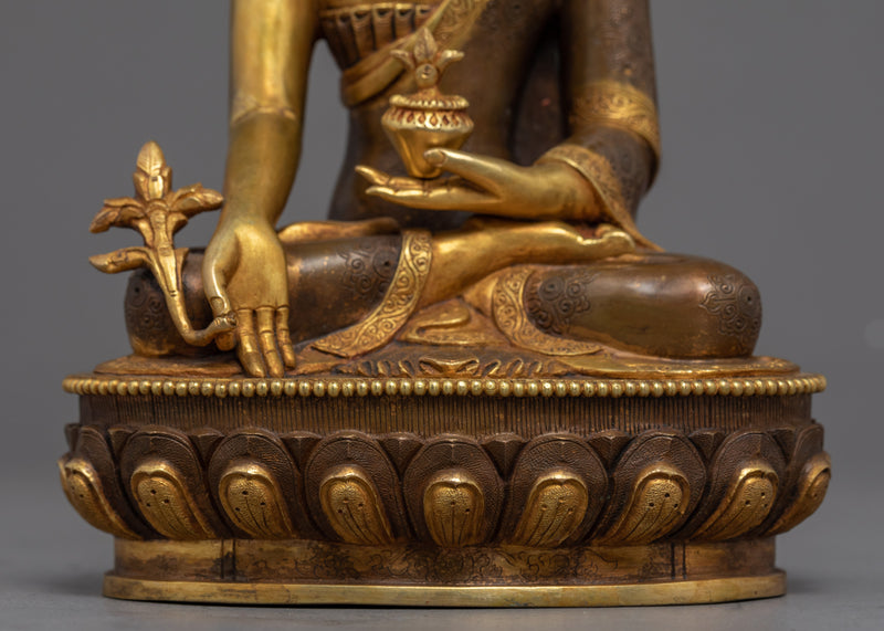 Bhaiṣajyaguru Statue | Hand-Made Buddha Of Medicine Artwork