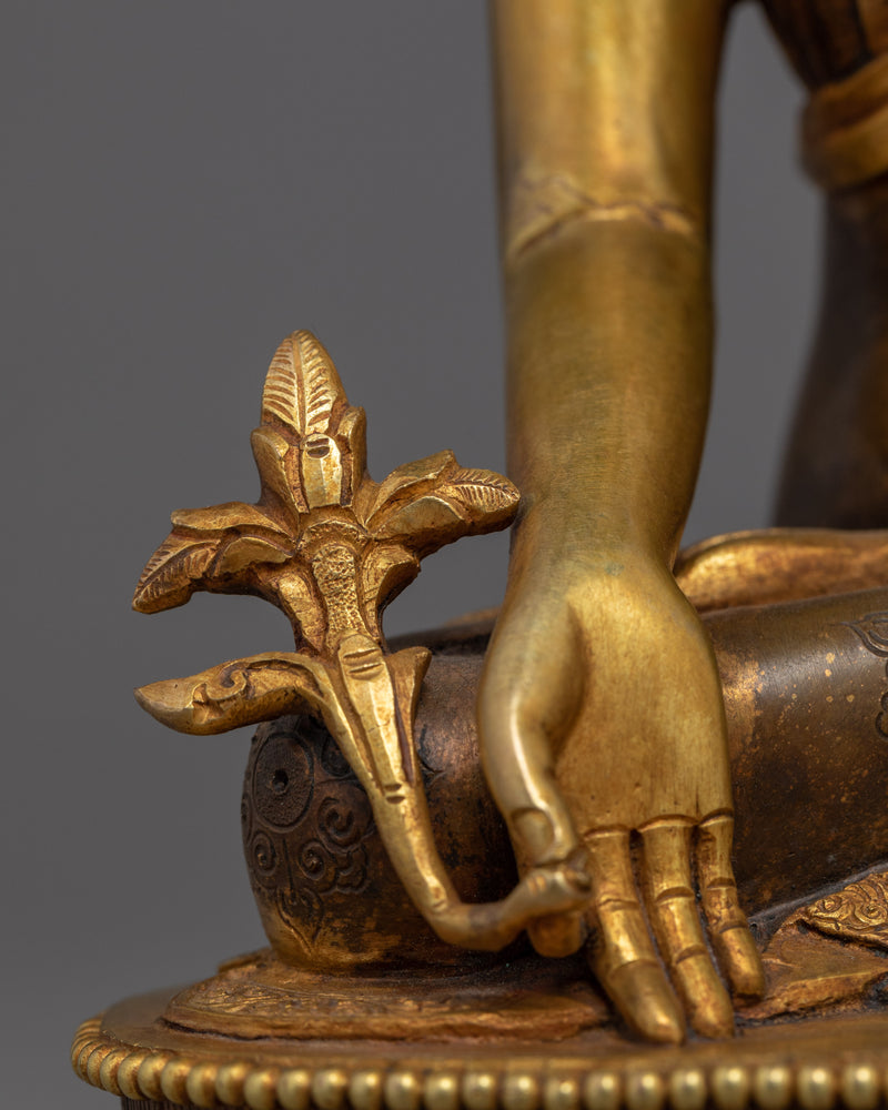 Bhaiṣajyaguru Statue | Hand-Made Buddha Of Medicine Artwork