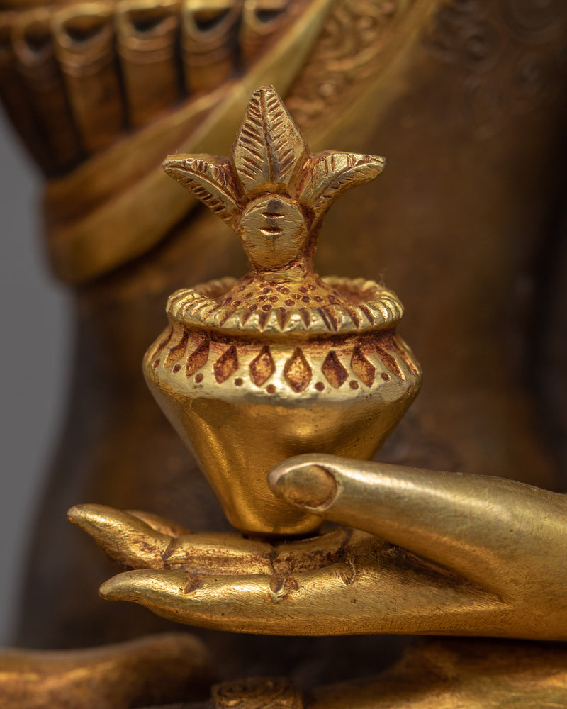 Bhaiṣajyaguru Statue | Hand-Made Buddha Of Medicine Artwork