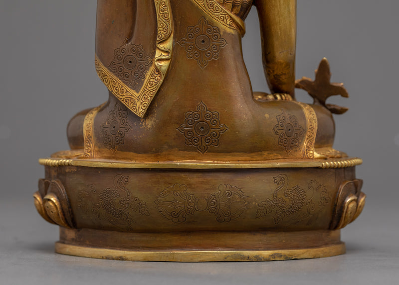 Bhaiṣajyaguru Statue | Hand-Made Buddha Of Medicine Artwork