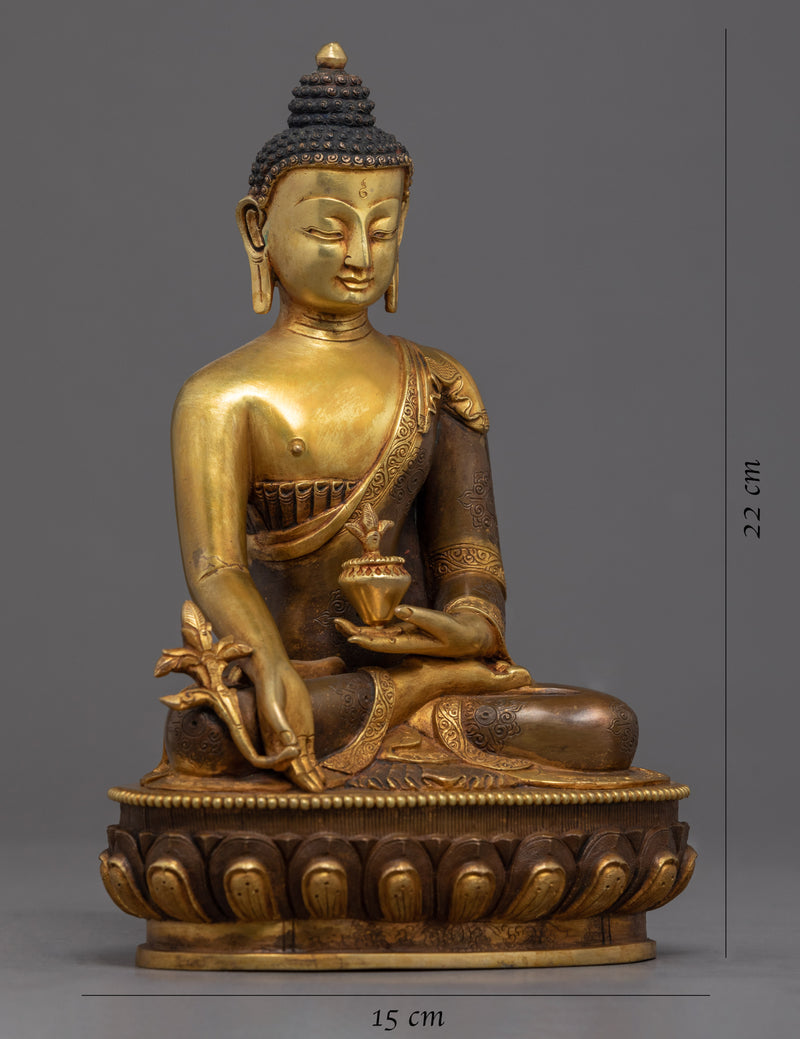 Bhaiṣajyaguru Statue | Hand-Made Buddha Of Medicine Artwork