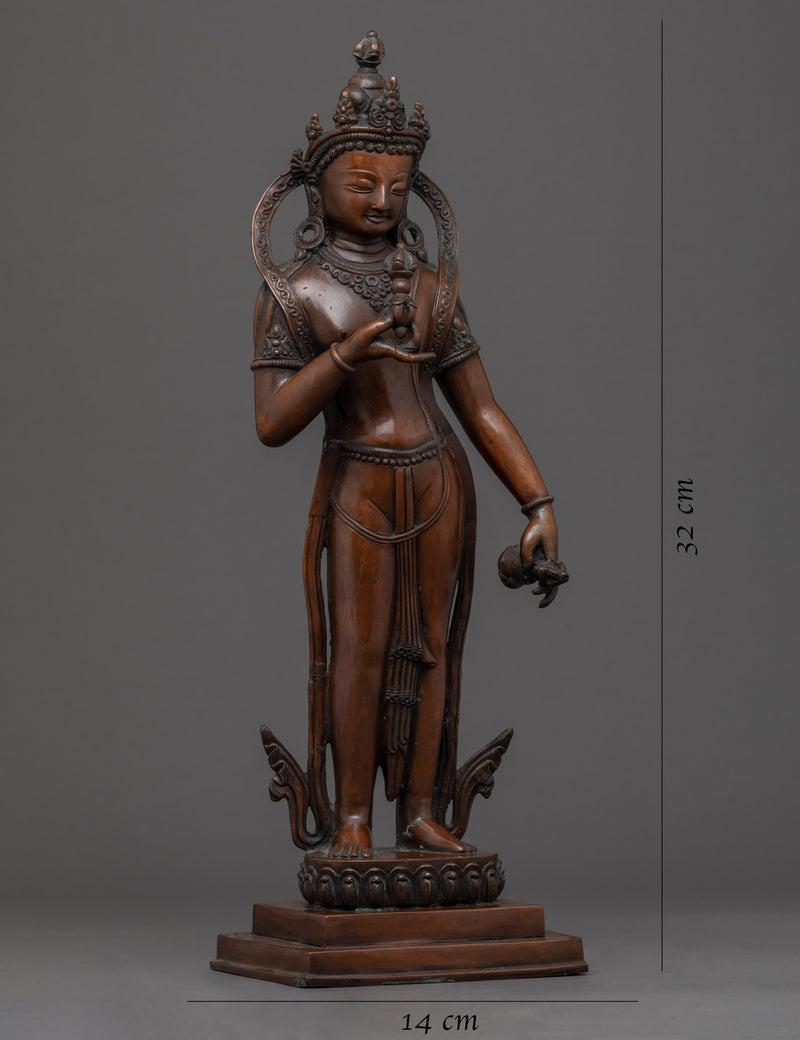 Bodhisattva Vajrasattva Sculpture | Traditional Buddhist Art